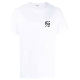 Loewe Anagram T-Shirt aus Baumwolle Weiß
