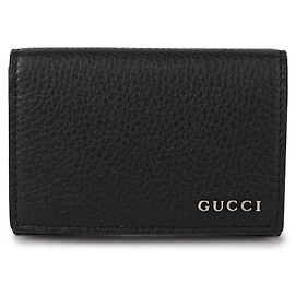 Gucci Logo Card Case Long Wallet Black
