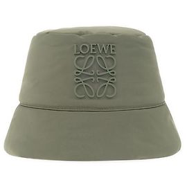 Loewe Chapéu bucket acolchoado em nylon Marrom