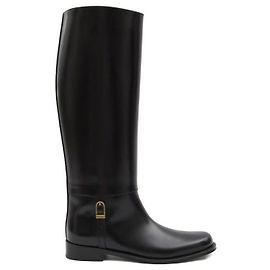Saint Laurent Smooth Leather Boots AAEHR Black