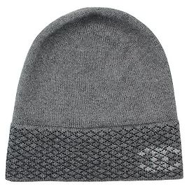 Chanel Gorro de mistura de caxemira cinza Marrom