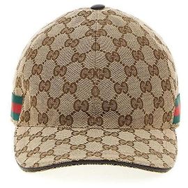 Gucci Canvas Baseball Cap KQWBG Brown