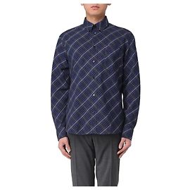 Burberry Camicia a quadri in cotone Blu