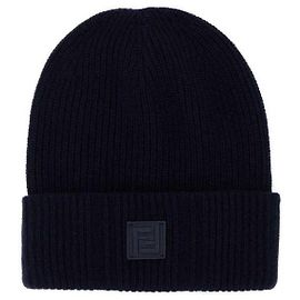 Fendi Gorro de lã e cashmere Azul