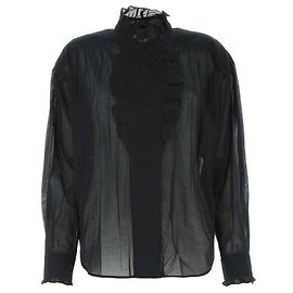 Isabel Marant Top de algodón hervido Negro