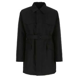 Prada Jacke aus technischem Gewebe Schwarz