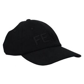 Boné Fendi Logo Preto Preto