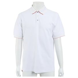 Piqué Kurzarmoberteil von Hermès Rot