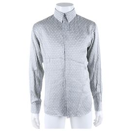 Dior Homme Silk Long Sleeve Shirt Marrone
