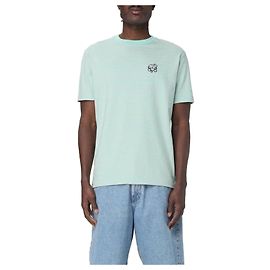 Kenzo Baumwollstreifen-T-Shirt Weiß