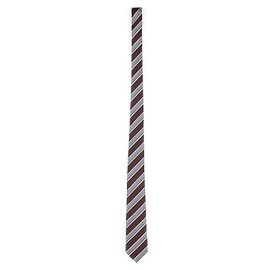 Valentino Corbata de seda a rayas Azul