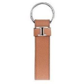 Tod's Chaveiro de couro com alça Marrom