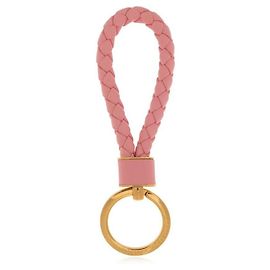 Bottega Veneta Chaveiro de couro Intrecciato Vermelho