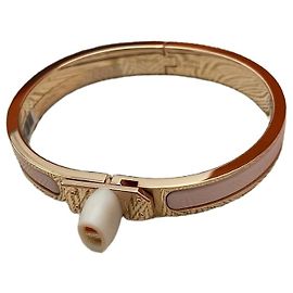 Hermès Bracciale Mini Click Kelly Oro Rosa Rosa Multicolore