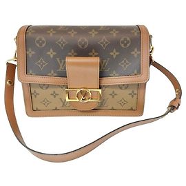 Louis Vuitton Borsa a Spalla Dauphine MM Marrone