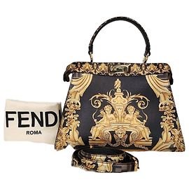 Versace Fendi Peekaboo Collaboration Pandache Black