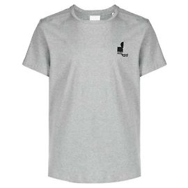 Isabel Marant T-Shirt mit kurzen Ärmeln und Logo Braun