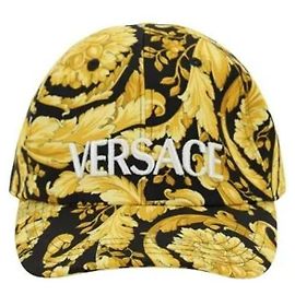 Versace Logo Baseball Cap Black
