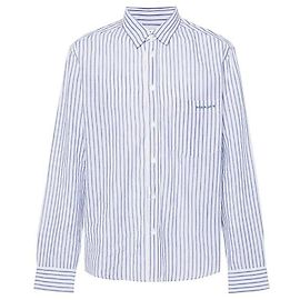 Isabel Marant Gestreiftes Langarmhemd Blau