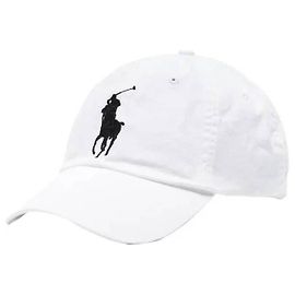 Ralph Lauren Gorra de béisbol de algodón con logo bordado Blanco