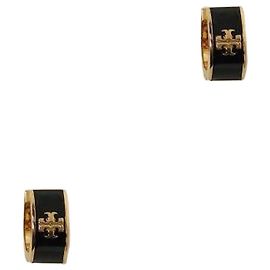 Tory Burch Orecchini Huggie Nero