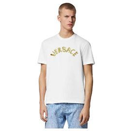 Versace Baroque Logo T-Shirt Weiß
