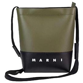Marni Bolsa transversal com alça de cadarço Verde