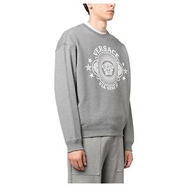 Versace Moletom com Estampa de Distintivo Medusa Marrom