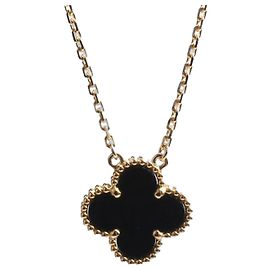 Van Cleef & Arpels Colar Vintage Alhambra Onyx Van Cleef Arpels Multicor