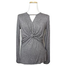Repetto Haut drapé gris mélangé Marron
