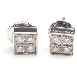 Bulgari Pendientes de Oro Blanco Lucia Multicolor
