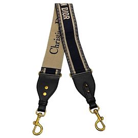 Dior Cinghia a spalla con logo Blu