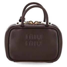 Miu Miu Leather Trick Marron
