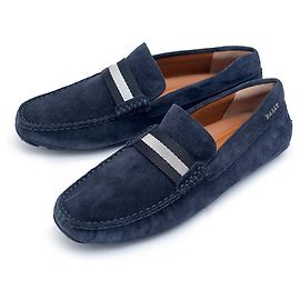 Bally Leather Driving Shoes Blue
