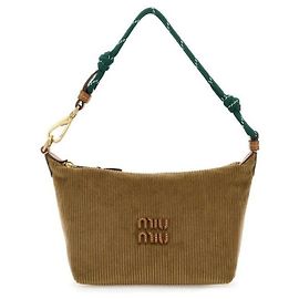 Miu Miu Estuche de pana Verde