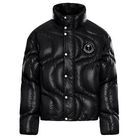 Moncler Haunani Short Down Jacket Black