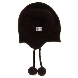 Miu Miu Cashmere Hat Brown