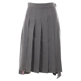Thom Browne Twill-Pillow Nipleat-Rock Braun