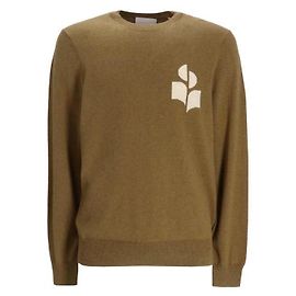 Isabel Marant Logo-Pullover Braun