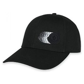 Moncler Boné de beisebol com patch de logo desbotado Preto