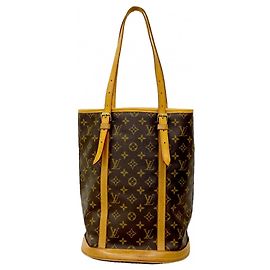 Borsa Tote Monogram Bucket GM di Louis Vuitton Marrone