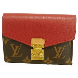 Portafoglio Pallas Compact Tri-fold Monogramma Louis Vuitton Fuschia