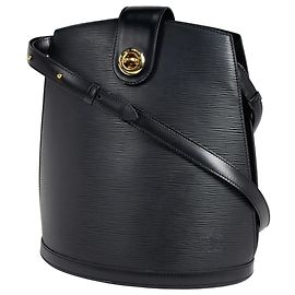 Sac à main épaule Cluny Louis Vuitton Epi Noir Noir