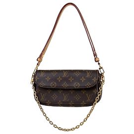 Cartera Louis Vuitton Monogram con cadena Castaño