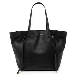 Céline Cabas Phantom en cuir noir petit modèle de Celine Noir