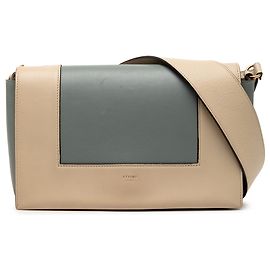 Céline Borsa a spalla in pelle blu Celine Blu Blu chiaro