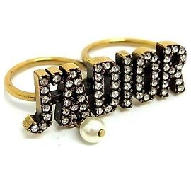 Anello Doppio J'A DIOR di Christian Dior D'oro
