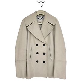 Burberry Peacoat Cream Wool Cream