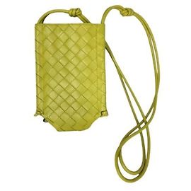 Borsa a Spalla Intrecciato Bottega Veneta Verde Giallo