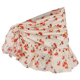 Falda corta de cobertura Pitanga Cherry de Farm Rio en algodón multicolor Multicolor